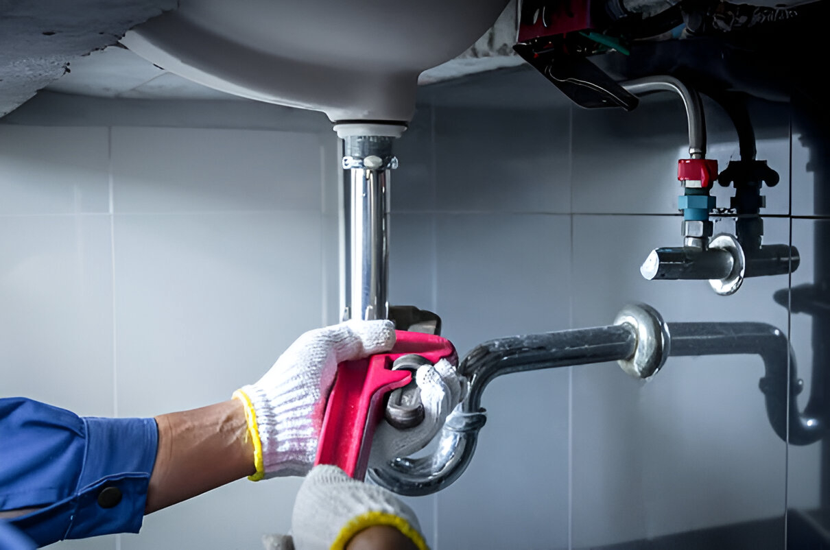 Licensed plumber repairing burst pipe in Ultimo NSW