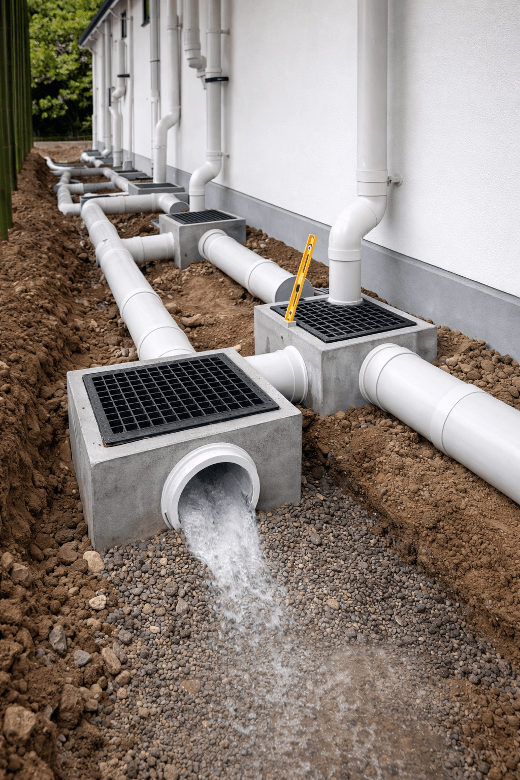 Stormwater drainage system installation for a commercial property in Redfern Sydney