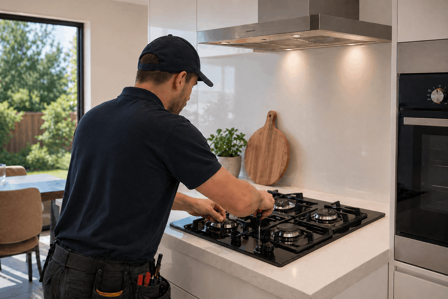 Various gas appliances including cooktops and heaters installed by gas fitter in Sydney