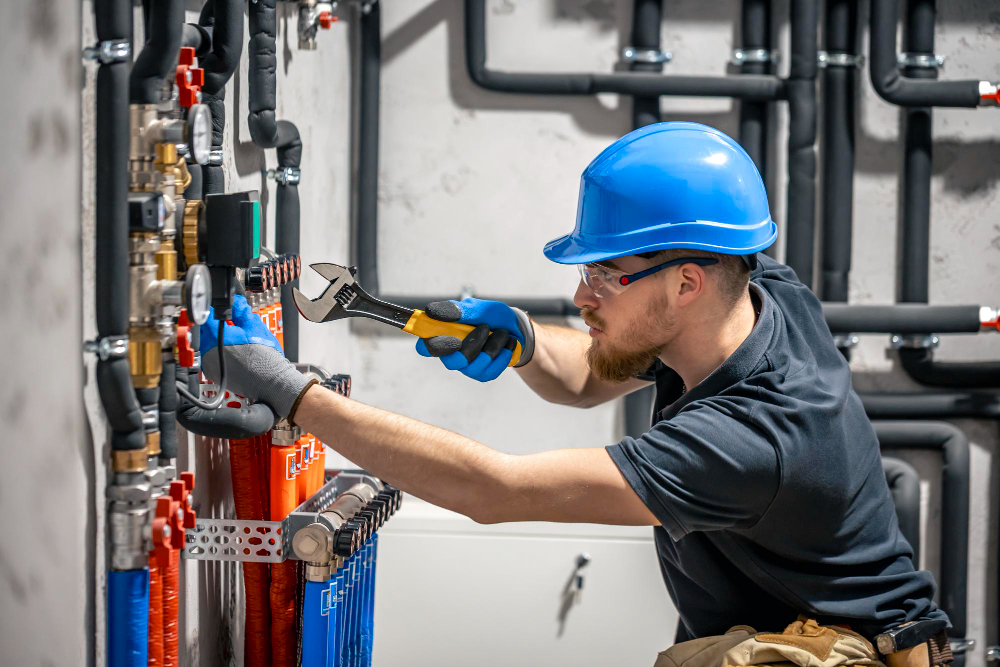 Licensed gas fitter in Sydney installing gas appliance safely in residential property
