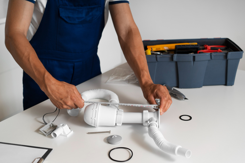 Installing liner during pipe relining services