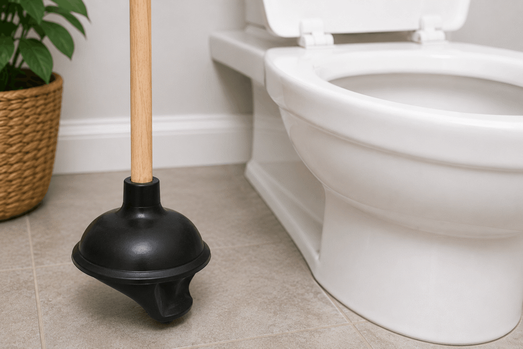 The best type of flange plunger for effective DIY toilet unblocking