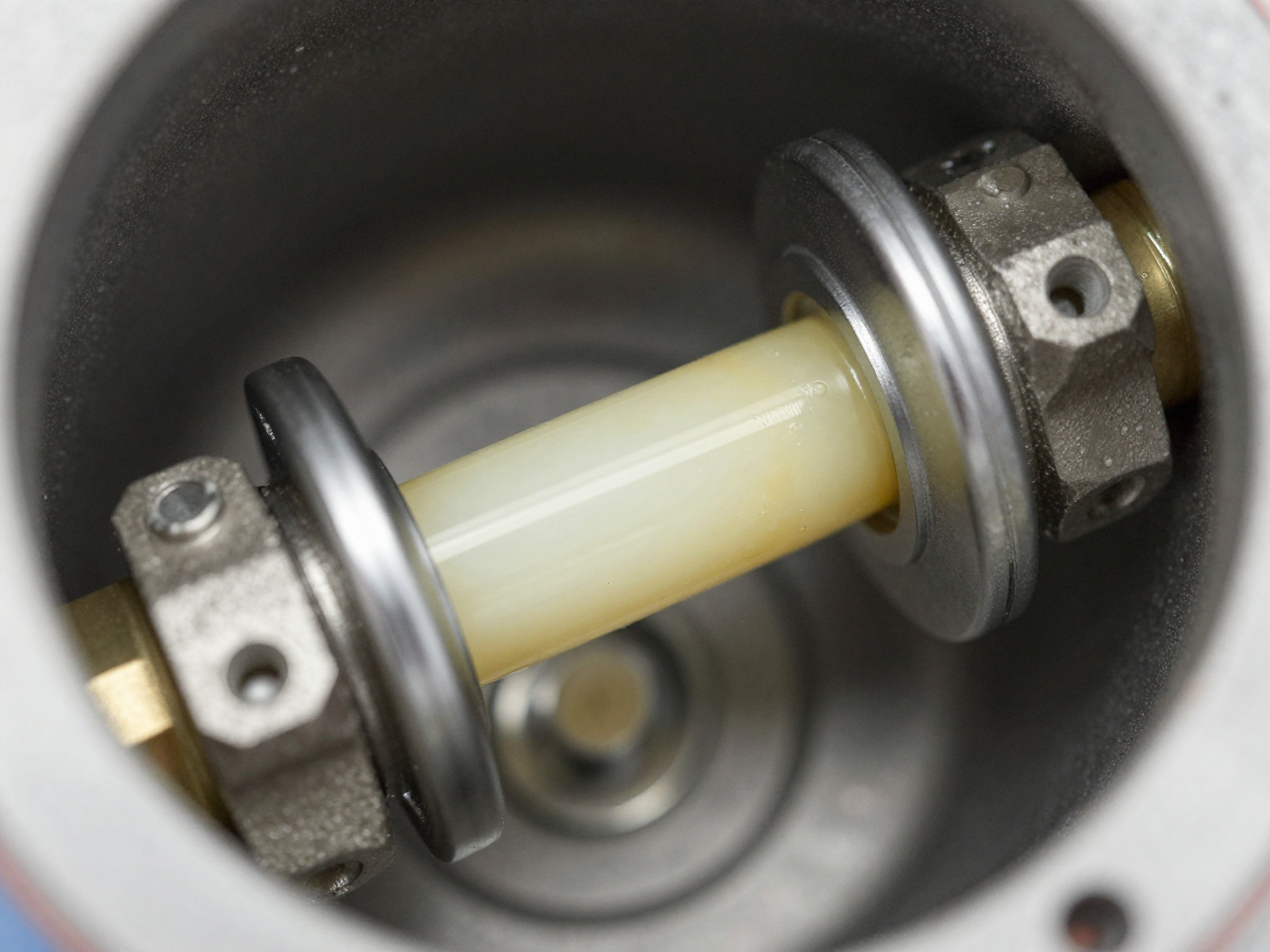Internal components of a TMV during professional TMV maintenance services